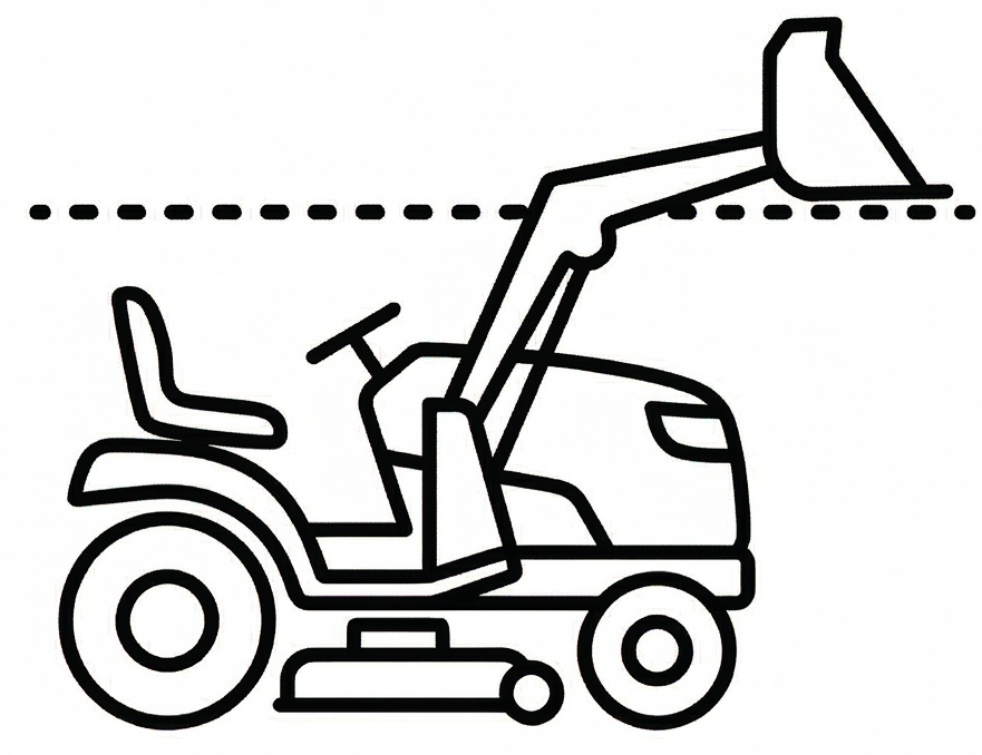 QORE Smart Utility Attachment featuring automatic leveling controls for precise tractor operation