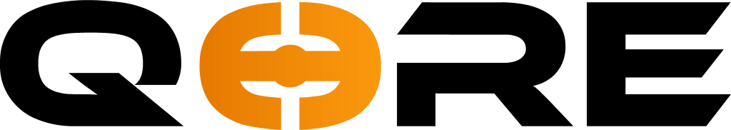 LGM USA QORE logo in orange and black representing smart utility attachment solutions
